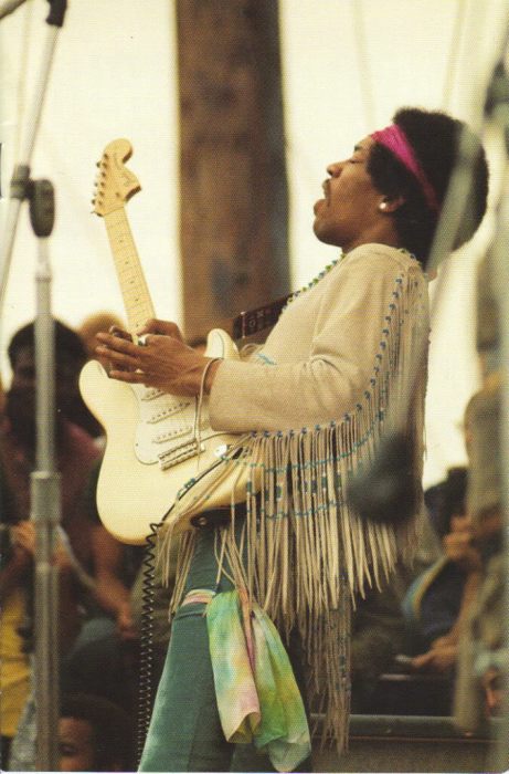 Jimi Hendrix at Woodstock 1969